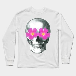 Flowering skull Long Sleeve T-Shirt